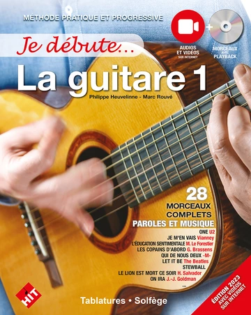 Je débute la guitare. Volume 1 (CD + audios et vidéos en ligne) Visuell